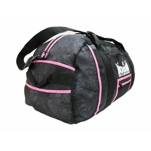MORGAN Endurance Pro Mesh Gear Bag Boxing Fitness Training Bag Black Pink