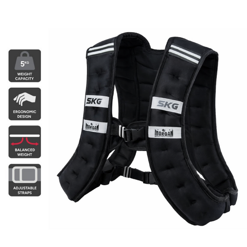 MORGAN Weighted Training Vest 5Kg For Bodyweight Exercises
