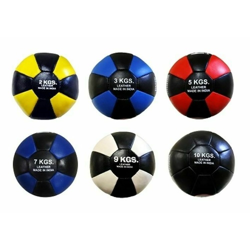 MORGAN Leather Medicine Ball (2-3-5-7-9-10Kg)[10Kg]