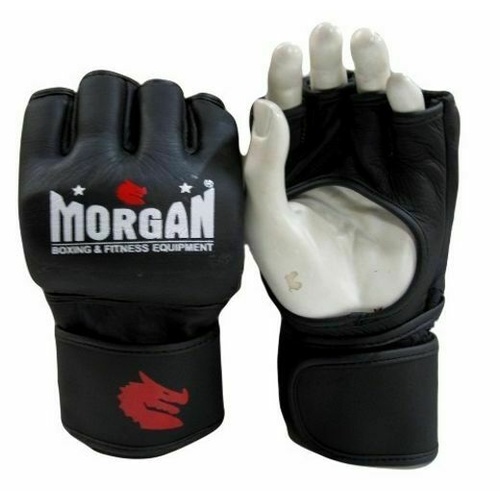 MORGAN V2 Elite Leather PRO MMA UFC Fight Gloves [Large]