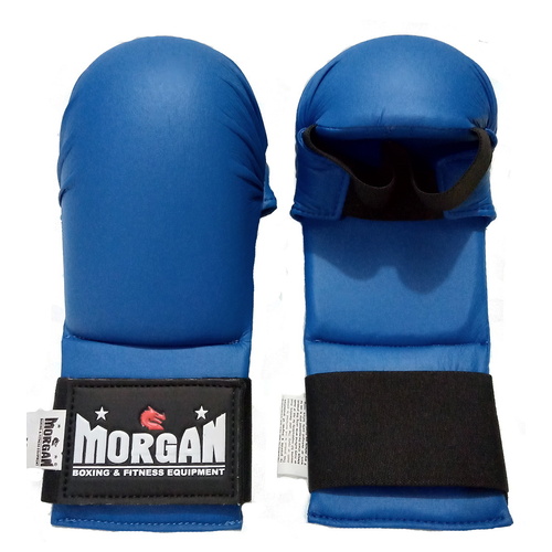 MORGAN WKF STYLE KARATE GLOVES [Small Blue]