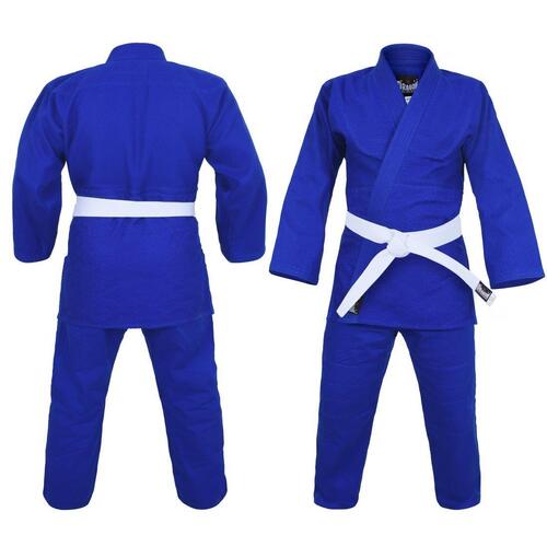 DRAGON Blue 1.5 (550Gsm) Judo Weave Martial Arts Uniforms[00]