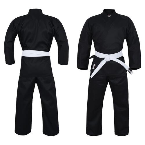 DRAGON Karate GI Uniform(Black) - 8Oz[0]