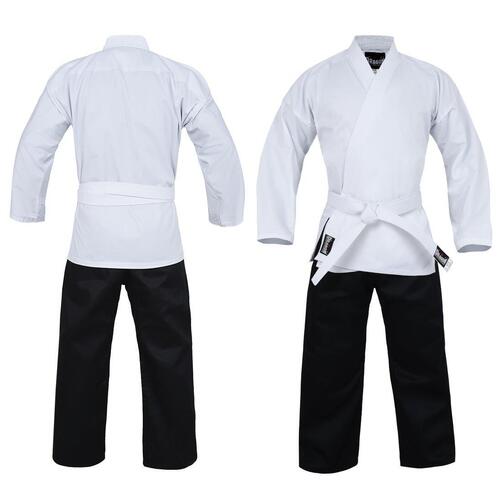 DRAGON Karate Salt &amp; Pepper Uniform  (8Oz)