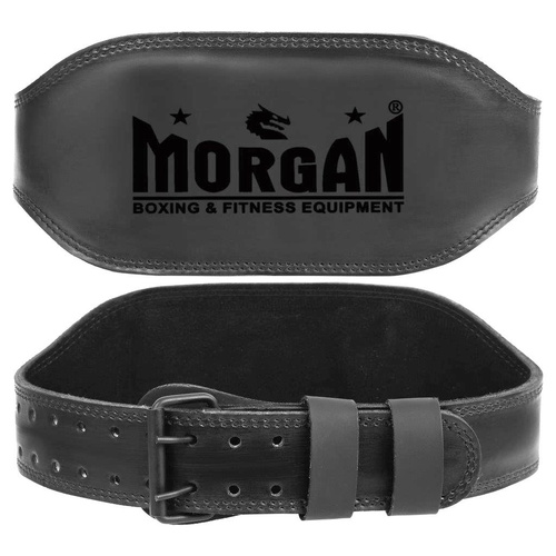 MORGAN B2 BOMBER 15CM WIDE LEATHER WEIGHT LIFTING BELT