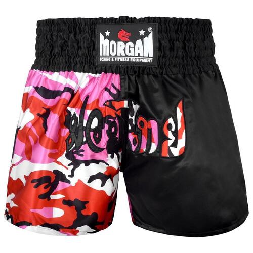MORGAN 50/50 Diabla Muay Thai Boxing MMA Shorts - Pink[Large]