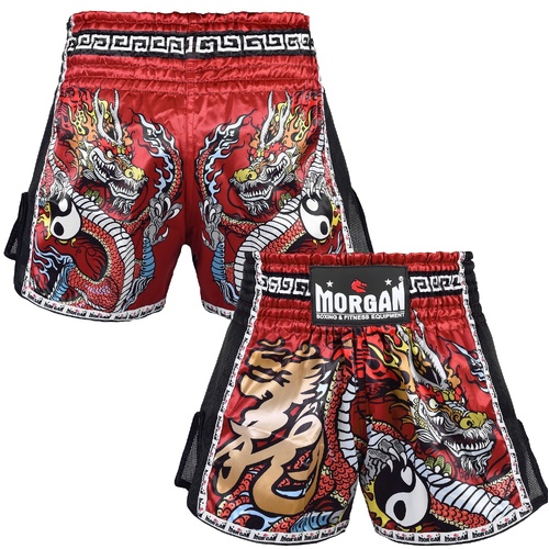 MORGAN Red Dragon Muay Thai Shorts