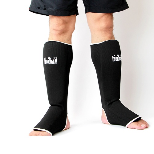 MORGAN Elastic Muay Thai Boxing Shin &amp; Instep Muay Thai Boxing Shin Protectors