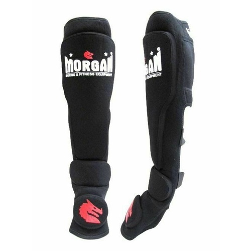 MORGAN V2 Neoprene Muay Thai Shin Guard Protector And Instep 