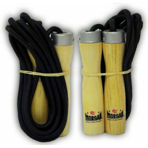 MORGAN Boxing Speed Cardio Leather Skipping Rope 