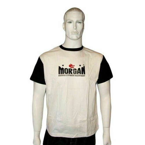MORGAN Martial Arts Uniform Training T-shirt Top  -  White[Large]