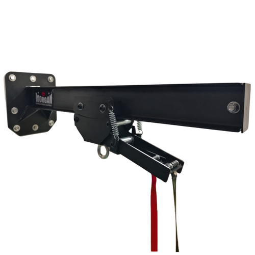 MORGAN Heavy-Duty Commercial Punch Bag Bracket with Easy-Slide Pulley System