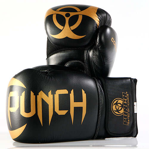 PUNCH Boxing Gloves [Urban COBRA] BLACK/GOLD 12/16oz