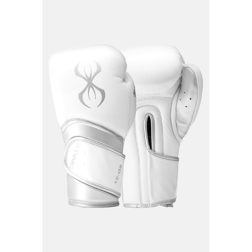 STING Viper X Sparring Glove — White/Silver