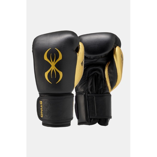 STING Evolution Boxing Glove — Black/Gold