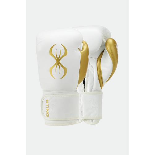 STING Evolution Boxing Glove — White/Gold
