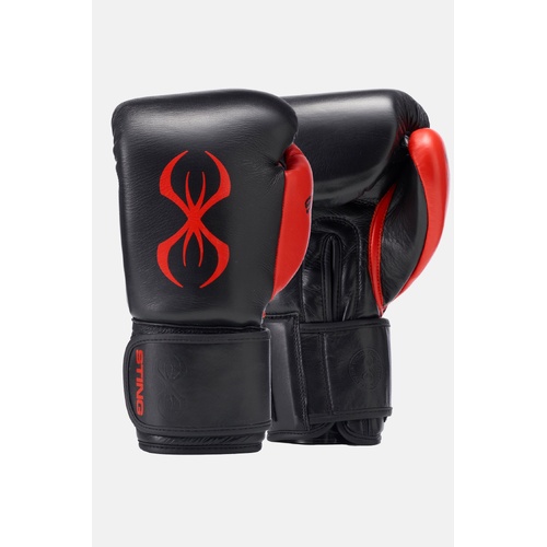 STING Evolution Boxing Glove — Black/Red