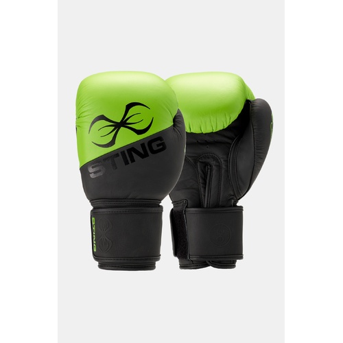 STING Orion Training Boxing Glove — Black/Green