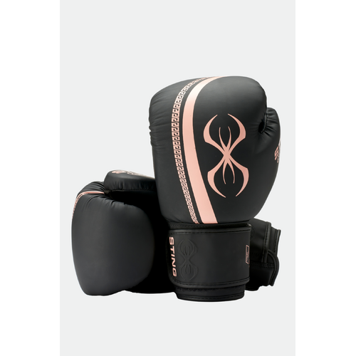 STING Aurora Womens Boxing Glove — Black/Peach