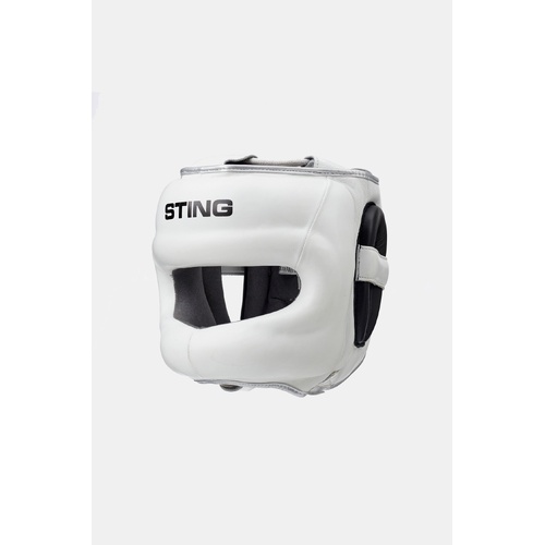 STING Viper X Face Shield — White/Black/Silver