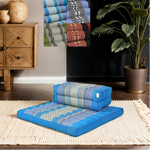 Zafu &amp; Zabuton Meditation Cushion Set Kapok Filled