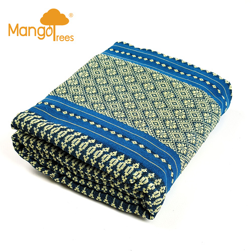 Protector Cover For [Large] Thai Triangle Mattress Blue