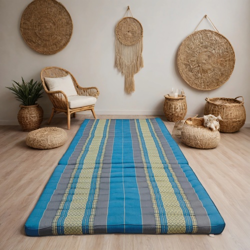 [King Single Size] Foldable Mattress Kapok Filled Camping Mat