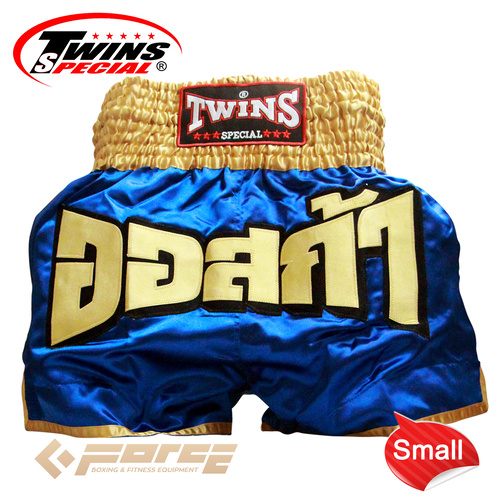 TWINS Boxing Shorts Blue&Gold TTBL-56 S