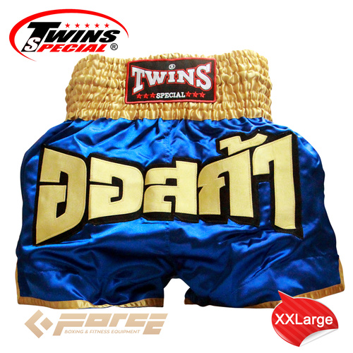 TWINS Boxing Shorts Blue&Gold TTBL-56 XXL