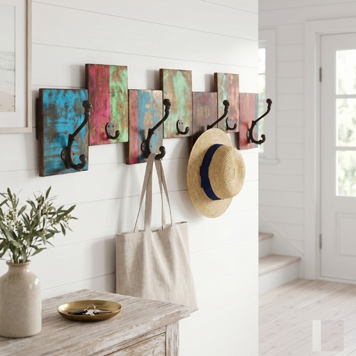 "Bass" Solid Reclaimed Wood Clothes Rack 78 cm