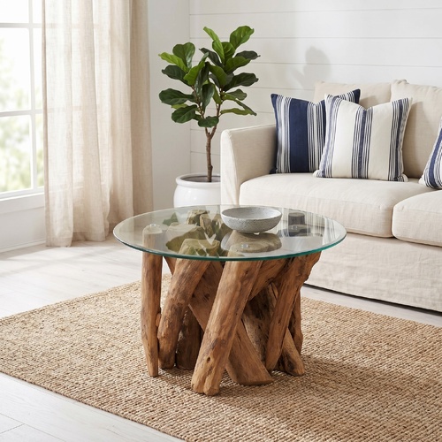"Benwerrin" Coffee Table Solid Teak 60 cm