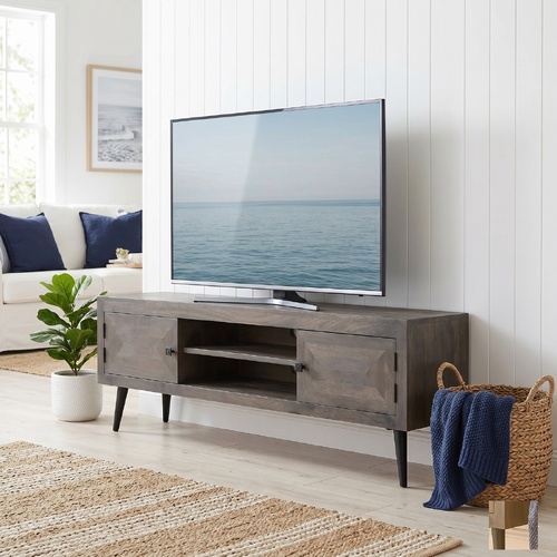 "Cole" TV Cabinet Solid Mango Wood 140x30x45 cm