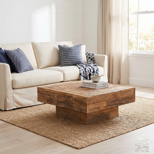"Coorumbene" Coffee Table Solid Reclaimed Wood 70x70x30 cm