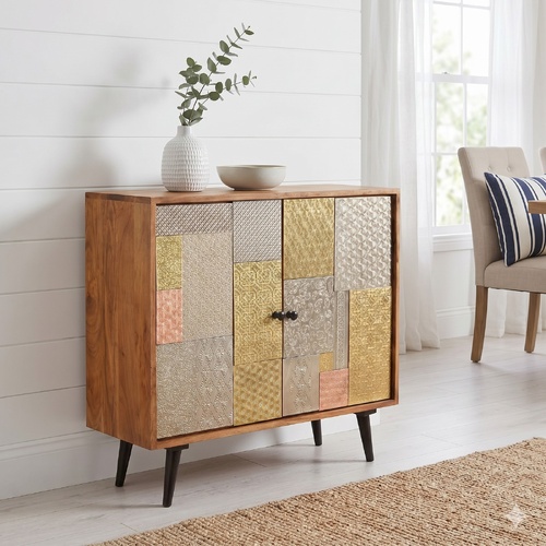 "Redmond" Sideboard 80x30x75 cm Solid Acacia Wood