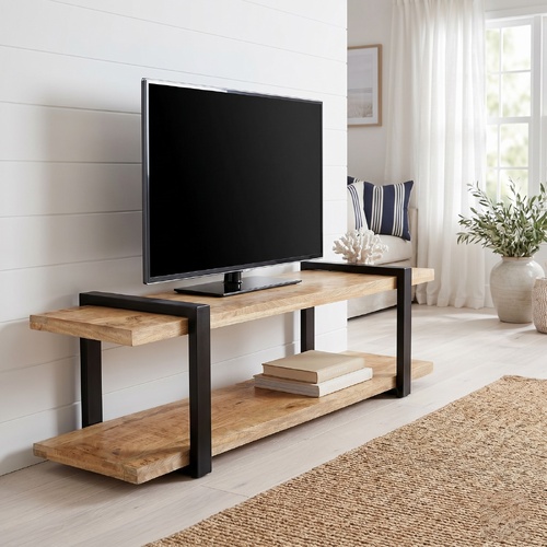 "Englart" TV Cabinet 130x40x40 cm Solid Mango Wood