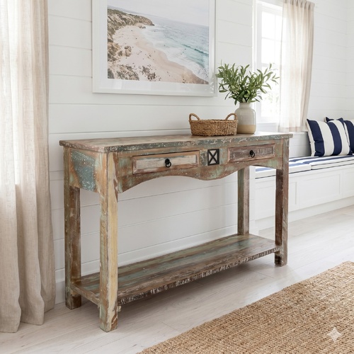 "Richardson" Console Table 120x40x75 cm Solid Reclaimed Wood
