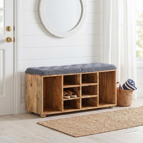 "Hambledon" Hall Bench 100x35x47 cm Solid Mango Wood