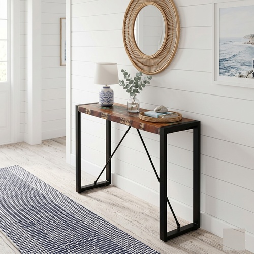 "Heather" Console Table 110x35x76 cm Solid Reclaimed Wood