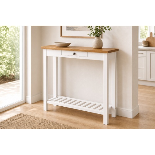 "Salamander Grove" Solid Oak Wood Bar Table 100x40x110 cm