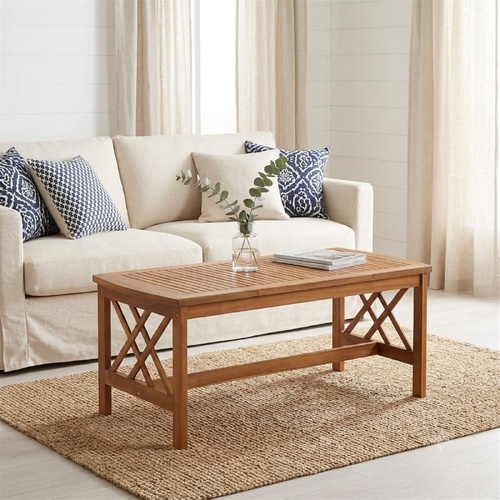"Goodin" Coffee Table 102x50x43 cm Solid Acacia Wood