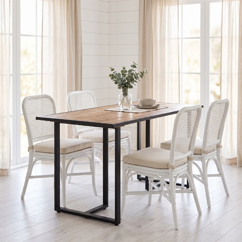 "Keswick" Dining Table 120 cm Rough Mango Wood