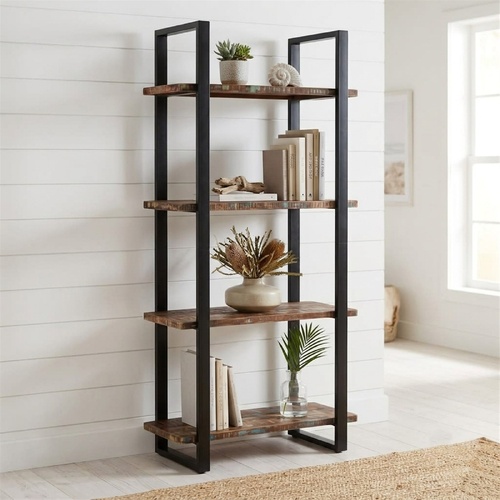 "Kimber" 4-Tier Bookcase 80x40x180 cm Solid Reclaimed Wood