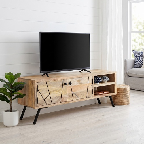"Koorana" TV Cabinet 110x30x40 cm Solid Mango Wood