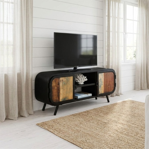 "Rowanbrae" TV Cabinet 110x30x45 cm Solid Reclaimed Wood