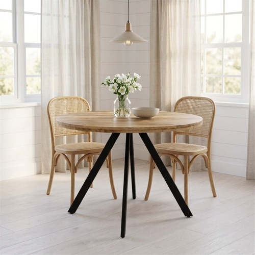 "Showground" Dining Table 110x75 cm Solid Wood Mango