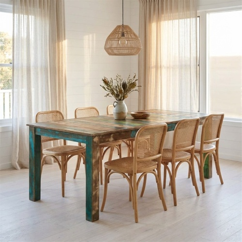 "Toledo" Dining Table 180x90x76 cm Solid Wood Reclaimed