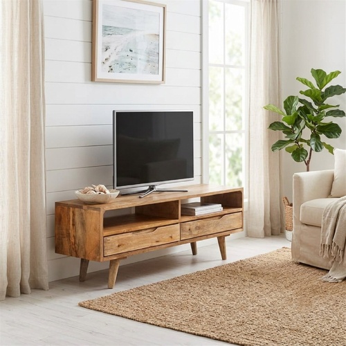 "Tulloch" TV Cabinet 110x30x41 cm Solid Wood Mango
