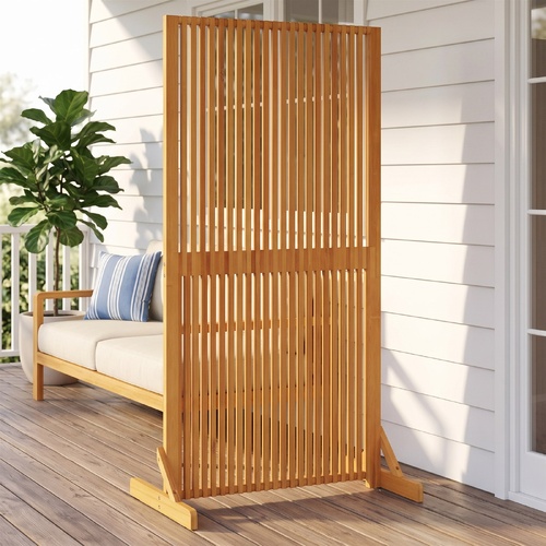 "Warumbui" Privacy Screen Brown 79,5 x 50 x 150 cm Solid Acacia Wood