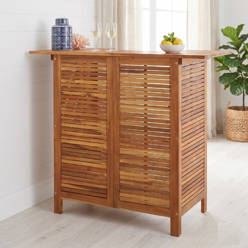 "Lucia" Bar Table 110x50x105 cm Solid Acacia Wood