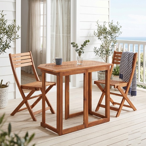 "M2 Motorway" Bistro Table 90x50x75 cm Solid Acacia Wood